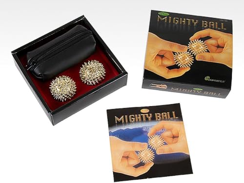 DEAD SKIN Mighty Balls Hand Massage Ball Spiky Massage Balls for Feet, Back, Hands, Muscles - Firm Spiked Massager Rollers for Exercise, Physical Therapy 2 Balls and a Carry Bag