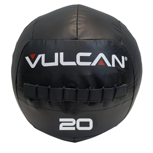 VULCAN Soft Medicine Ball – Durable High-Performance Weighted Exercise Ball for Core Workouts, Wall Ball Throws, Squats, and Partner Drills | Ideal for Home Gym and Functional Fitness Training - style: 12 lb Medicine Ball