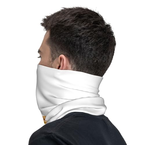 Crispy Edges of Egg Tarts Prints Multifunctional Sport Headband – Seamless Stretch Neck Gaiter for Hiking, Biking, Running & Outdoor Activities – Soft, Quick-Dry, No-Fade Design