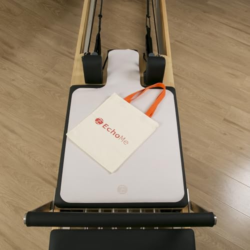 Echome Non-Slip Pilates Reformer Mat with Mesh Bag – Sweat-Wicking, Lightweight, Fits Balanced Body/Merrithew/Aeropilates (38"x22") - color: Dusty Sand