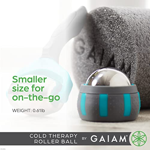 Gaiam Restore Rolling Massager, Cold Therapy (Cold)