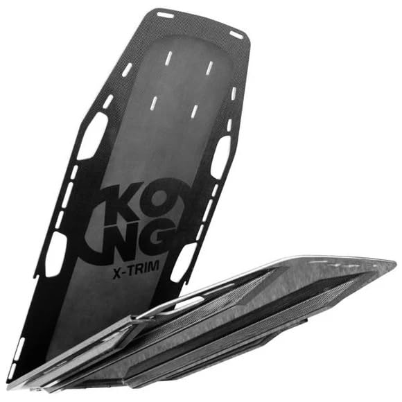 Kong Italy X-Trim 2.0 Carbon Fiber Foldable Spinal Board β Lightweight 2-Part Rescue Stretcher, X-Ray & MRI Compatible, Made in Italy