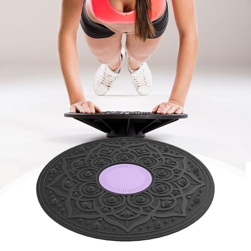 Wobble Balance Board - Non-Slip Core Trainer, Wobble Balance Board With Massage Points, 360 Degree Rotation Core Trainer For Home Gym, Yoga, Exercise, Fitness Training, Workout Equipment