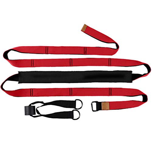Adjustable Yoga Stretching Belt, Door Flexibility Assisted Trainer, Improve Leg Waist Back Flexibility, Home Yoga Fitness Trainer for Physical Therapy Rehab Ballet Cheer Dance Gymnastic