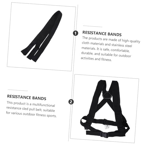 Multi-functional Resistance Sled Pull Harness Load-bearing Strap for Tire Workouts Durable Cloth for Strength Training Agility Drills