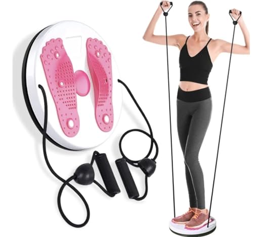 Waist Twisting Disc Unisex Waist Trainer Abdominal Exercise Foot Massage Plate Workout Home Gym Body Building Weight Loss Fitness Equipment