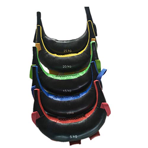 Fitness Squat Exercise Weights Sandbags, Horn Sandbag Training Exercise Dynamic Load Heavy Duty Workout Gym Sandbag for Functional Strength Training Exercises - color: Green
