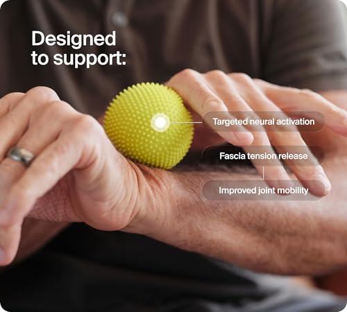 NABOSO Neuro Ball, Foot Myofascial Release Tool, Textured Massage Ball for Feet, Self Massage, Mobility and Recovery