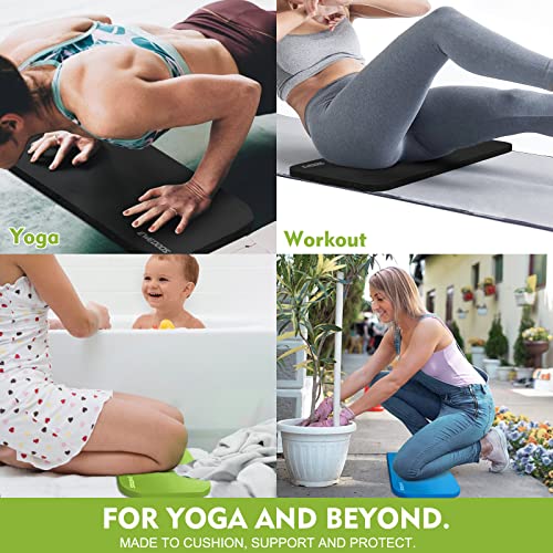 Ewedoos Yoga Knee Pad Cushion - Non-Slip Mat for Floor Exercises - Yoga Mat Accessory