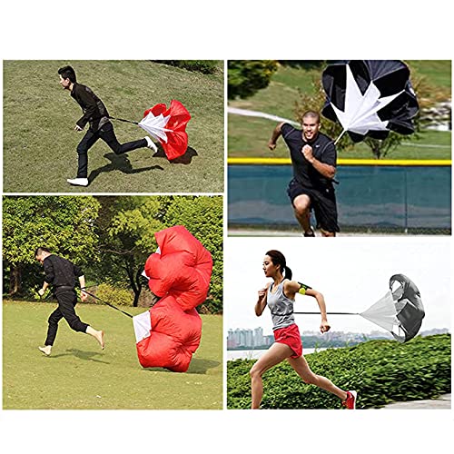 Resistance Parachute Running Parachute,Speed Resistance Training Parachute Equipment,Physical Training Equipment,for Sprint/Football Training(Color:Yellow)