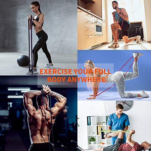 Pull up Assist Band,Latex Resistance Strap Loop for Strength Training,Warm up,Streching,Muscels Building,Home Gym Equipment for Men and Women-Light Level