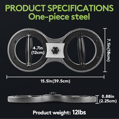 Burn Machine Arm Workout, Adjustable 360° Spinning Arm Exercise Equipment for Upper Body Training, Grip Strength Trainer, Forearm Strengthener, Home Gym Equipment for Boxing, Rehab & Workout