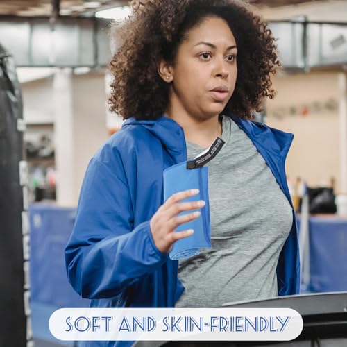 Alipis Fast Dry Sweat Towel Microfiber Gym Sports Towel 40x60cm Carry Tube Bag, Quick Dry Cooling Workout Accessory for Fitness, Swimming, Yoga, Men Women
