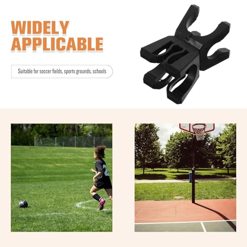 5pcs Football Training Rod Buckles Agility Pole Swivel Clips Multi-Function Marker Connectors for Soccer Speed and Drill Training Equipment