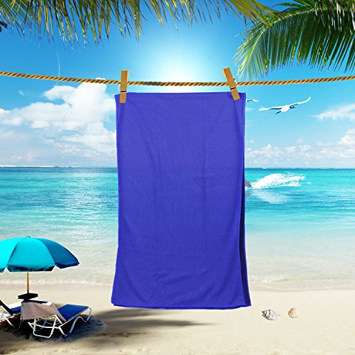 Cooling Towel 20 Pack (40"x12") Ice Towels, 160GSM Soft Breathable, Super Absorbent, Quick Cold Towel, for Bowling, Yoga, Travel, Camping, Golf, Football, Hiking, Outdoor Work
