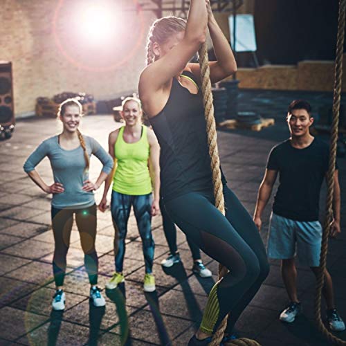 Gym Fitness Training Climbing Ropes, Workout Gym Climbing Rope, Home Training and Fitness Workouts,1.5'' in Diameter, Available 10, 15, 25, 30 Ft - size: 15 ft
