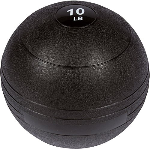 Exercise Slam Medicine Ball By Trademark Innovations (10lbs) - color: Black