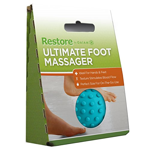 Gaiam Restore Ultimate Foot Massage Roller, Blue - size: 1 EA