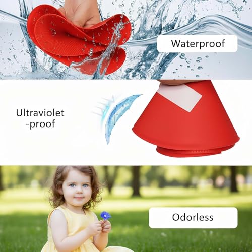 9 Inch Poly Spots, 10/24 Anti-Slip Spot Markers Floor Spots, Waterproof Flat Filed Cones Poly Dots for Agility Drills, Basketball, Football Training, Sport Activities and Exercise