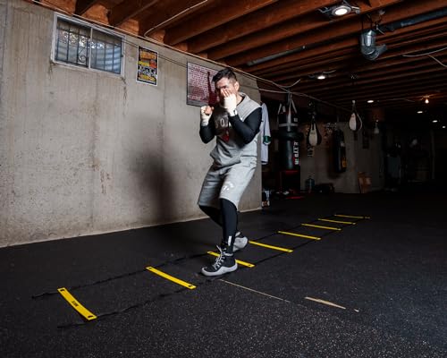 Title Boxing Speed & Agility Ladder - Agility Ladder, Speed Ladder, Boxing Training, Speed Training, Agility Training Equipment, Footwork Ladder, Sports Agility Ladders