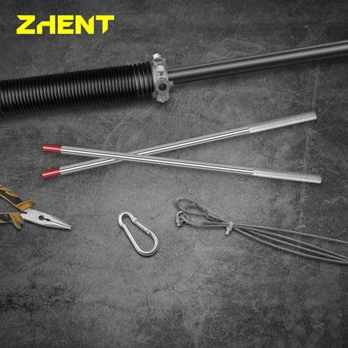 ZhenT Premium 2Pcs Winding Bars with Non-Slip Handle 1/2’’ in Diameter X 17.5’’ in Length,Used for Garage Door Torsion Spring