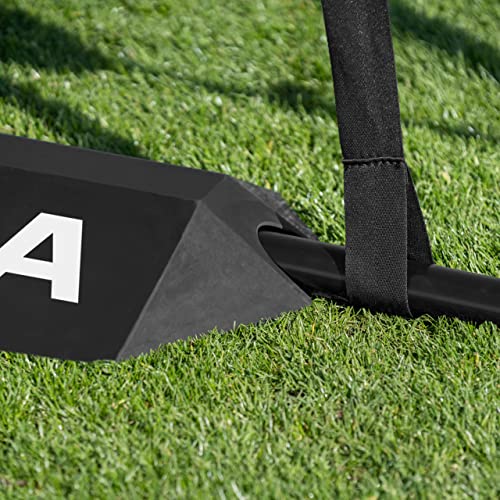 FORZA Goalkeeper Training Deflection Ramp | Durable Rubber Ball Deflector for Soccer- Ideal for GK Reactions, Reflex Training, and Shot Stopping Practice - Two Styles for Varied Training - style: Standard