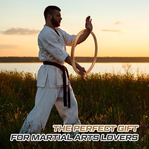Blueweenly 3 Pcs Kung Fu Ring Wing Chun Wing Chun Training Equipment for Training Kung Fu - color: Rattan, size: 7, 9, 11 Inches
