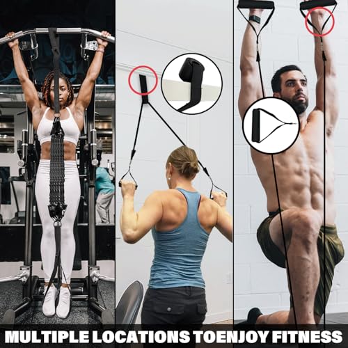 Pull-Up Assistance Bands Kit, 400lbs Heavy Pull-Up Bands Resistance Bands with Feet/Knee Rest, Adjustable Weight Bands for Body Exercise Strength Training