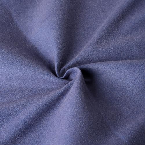 Eunzel Hot Yoga Towel, Reversible Two-Tone Non-Slip Yoga Mat Towel, Sweat Absorbent for Hot Yoga, Pilates and Workout, 72" x 26.5", Navy& Blue - color: Navy& Blue