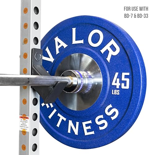 Valor Fitness Power Rack Safety Bar Extension Accessory Set for 2x2 Inch Frame with 1 Inch Hole - Fits Compatible Valor Power Racks - Home Gym Equipment