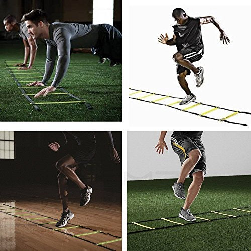 Agility Training Ladder - Improve Speed, Coordination, Develop Foot Strength, Better Footwork, Perfect Fitness Training Equipment for Basketball Soccer Baseball, Team Sports Practice