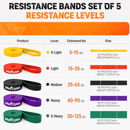 Resistance Bands Set for Women Beginners Seniors-3 Pack Pull Up Bands with Door Anchor Handles - Low Impact Exercise Bands for Home Workouts Yoga Pilates Recovery & Mobility Stretching Toning