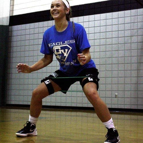 Kbands | Speed and Strength Leg Resistance Bands | Includes Speed 101 and Agility FX Digital Training Programs - Sizes for Youth, Intermediate, and Advanced Athletes - color: Black, Blue