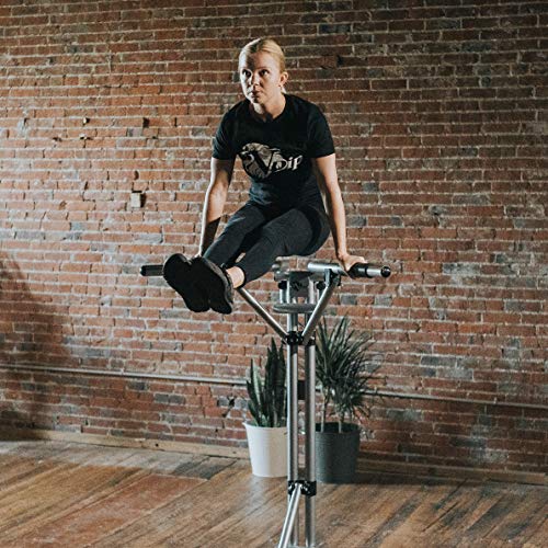 | Patented V-Shaped Equipment for All-Powerful Dips & Resistance Training | Lightweight & Effortless Assembly | Doubles as a Workout Bench|Total Body Workout at Home, Work, Gym