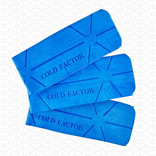 COLD FACTOR Instant PVA Cooling Towels, Cooling Neck Wraps, Blue, 3 Pack - color: Blue