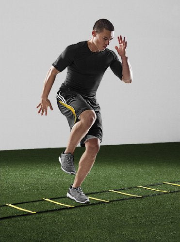 SKLZ Speed and Agility Ladder - Training Equipment for Athletes - Improve Coordination, Footwork, and Quickness - Ideal for Soccer, Football, and Fitness Workouts - style: Quick Ladder, 15-Feet