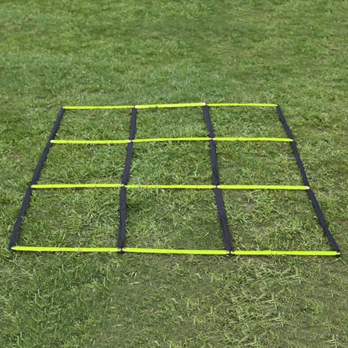 Multifunctional 9 Grids Agility Ladder for Sports Training Fitness and Footworks Drill Agility Train Enduring Adjusted Speed Training