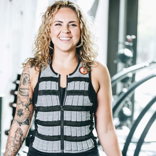 Hyperwear Hyper Vest PRO Adjustable Weighted Vest for Men and Women — Running, Walking, HIIT, Bone Density & Osteoporosis Exercise — No-Bounce Steel Micro-Weights, Slim Fit, Up to 40 lbs