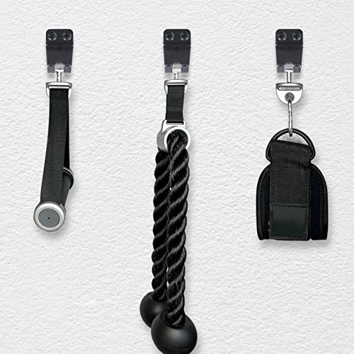 5PCS Wall Mounted with Special Fit for Tonal Accessory Shelf Clips Adapter Hooks Space Saving for Home Gym Garage T-Lock Exercise Equipment Organization Multipurpose Organizer Storage