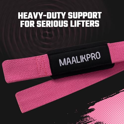 Weight Lifting Straps | Wrist Lifting Strap - color: Light Pink