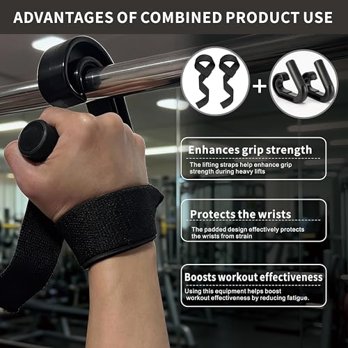 45/90 degree Neutral Grip Pull Up Handles with Lifting Straps - Heavy Duty Angled Barbell Grips & Pull Up Bar Grips for Home Gym, Deadlifts, Rows - Relieve Wrist & Shoulder Stress - color: red, size: 90°