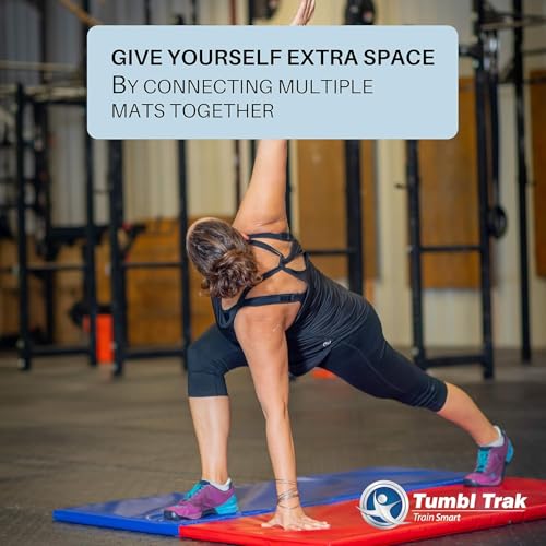 Tumbl Trak Build-A-Mat for Gymnastics, Cheer, Dance, and Fitness - color: Black, size: 2Ft x 5Ft x 1-3/8In