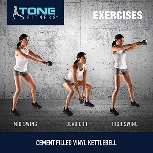 Tone Fitness Kettlebell - color: Pink- 5 Pound