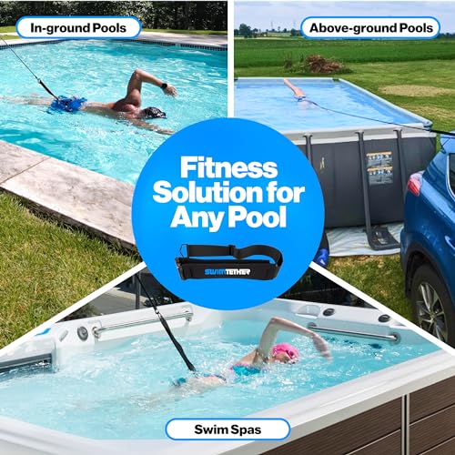 Belt Travel Pack for Stationary Swimming in Pools and Swim Spas
