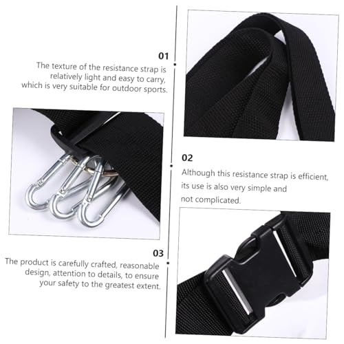 Happyyami Resistance Sled Pull Belt for Tire Training Load-bearing for Strength Endurance Multifunctional Padded Drag Strap for Fitness Workouts