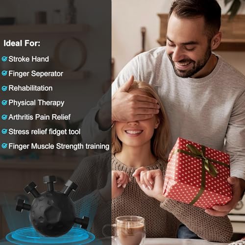 Finger Grip Strengthener, 2026 New Hand Forearm Ball Strengthener Wrist Strengthening Guitar Finger Gripper Strength Trainer,Adjustable Hand Muscle Strength Trainer for Grip Strength and Grip Training