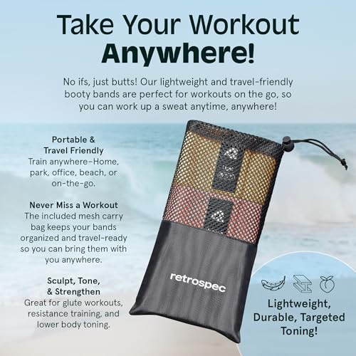 Retrospec Engage Resistance Booty Bands - color: Beach Bum