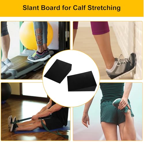 Foam Wedge Slant Board 1 Pair EVA Calf Stretcher Squat Wedges Blocks For Yoga Foot Rehabilitation Stretching