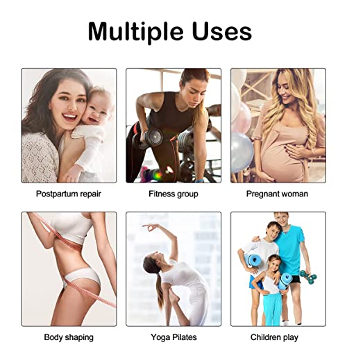 Small Exercise Ball Anti-Burst Non-Slip Stability 9 Inch with Inflatable Straw Mini Pilates Balls Ideal for Yoga Exercise Pilates Physical Therapy Stretching Core Fitness