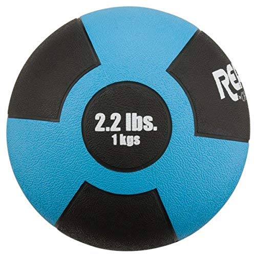 Rubber Medicine Ball - 2.2 lb. - Light Blue